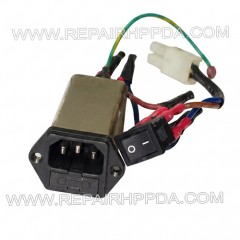 Power connector with Power button Replacement for Zebra 140Xi4, 170Xi4
